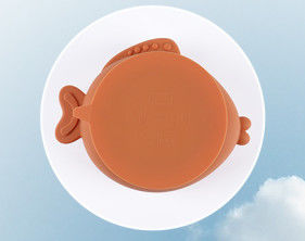 ซื้อ ชามเด็กซิลิโคนกันรั่วรูปปลาซิลิโคนเสริมชามอาหารเสริม, ชามอาหารเด็กป้องกันการลื่นไถล online manufacture