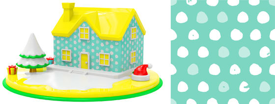ของเล่นเพื่อการศึกษาสำหรับเด็กที่น่าสนใจสำหรับเด็กบล็อกบ้าน DIY แบบจำลองทางสถาปัตยกรรมที่สร้างสรรค์
