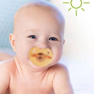 Baby's Fun and Cute จุกนมหลอกซิลิโคนเหลวเพื่อปลอบประโลมและหลับสบาย