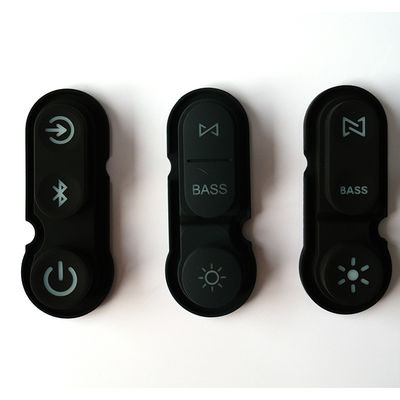 โรงงานอุปกรณ์เสริมเสียงที่กําหนดเอง พร้อมปุ่มซิลิโคน Bluetooth Speaker Keycaps Keyboard Keycaps ซิลิโคน